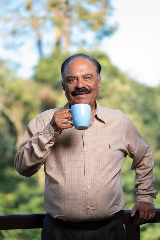 C. P. Prakash, Owner of Vaishnavi Estate - Shade Grown, Sustainably grown coffee