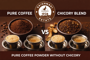 Explore our pure coffee powder without chicory—clean, full-bodied, and perfect for South Indian filter coffee. Learn how to pick the best blend