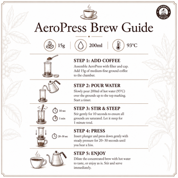 Aeropress Coffee | Dark Roast · Single Origin Coorg Robusta