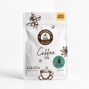 French Press Coffee | Single Origin Coorg Robusta