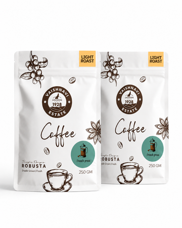 French Press Coffee | Single Origin Coorg Robusta