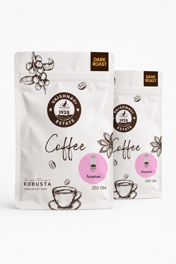 Aeropress Coffee | Dark Roast · Single Origin Coorg Robusta