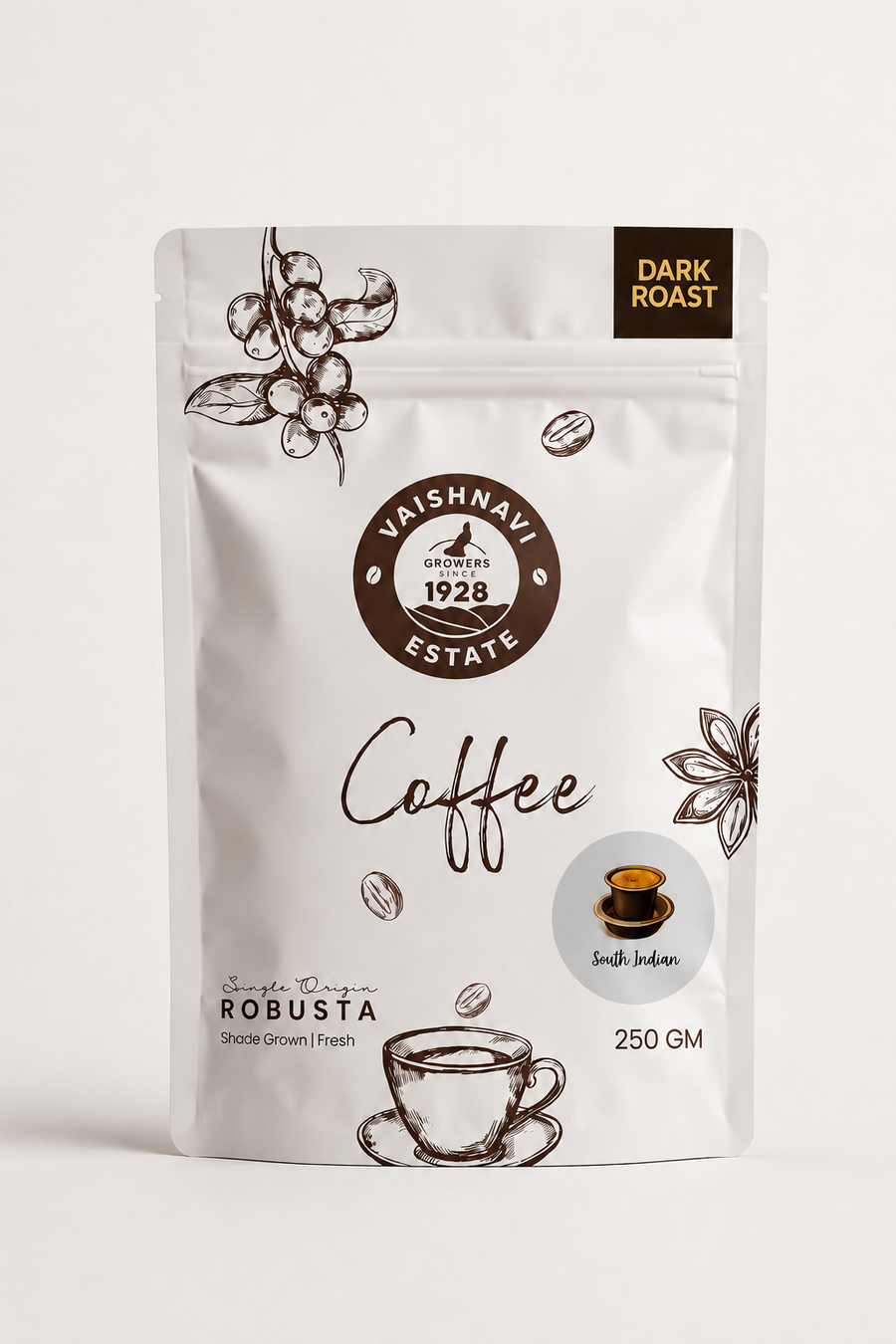 Filter Coffee | Dark Roast · Single Origin Coorg Robusta