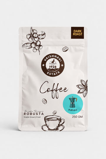 Mokapot Coffee | Dark Roast · Single Origin Coorg Robusta