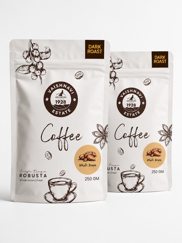 Whole Beans Coffee | Dark Roast · Single Origin Coorg Robusta
