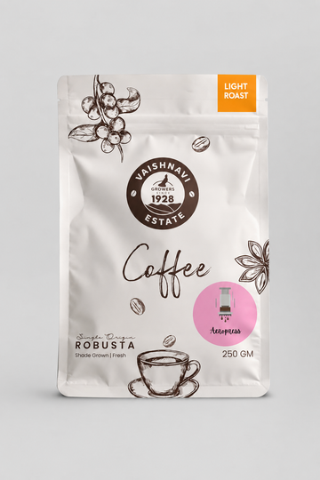 Aeropress Coffee | Light Roast · Single Origin Coorg Robusta