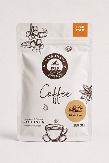 Whole Beans Coffee | Light Roast · Single Origin Coorg Robusta