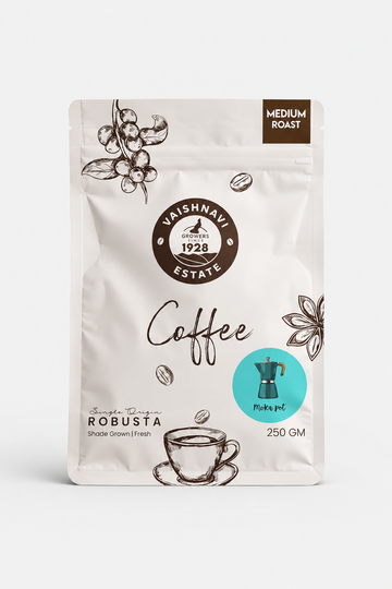 Mokapot Coffee | Medium Roast · Single Origin Coorg Robusta