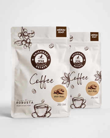 Whole Beans Coffee | Medium Roast · Single Origin Coorg Robusta